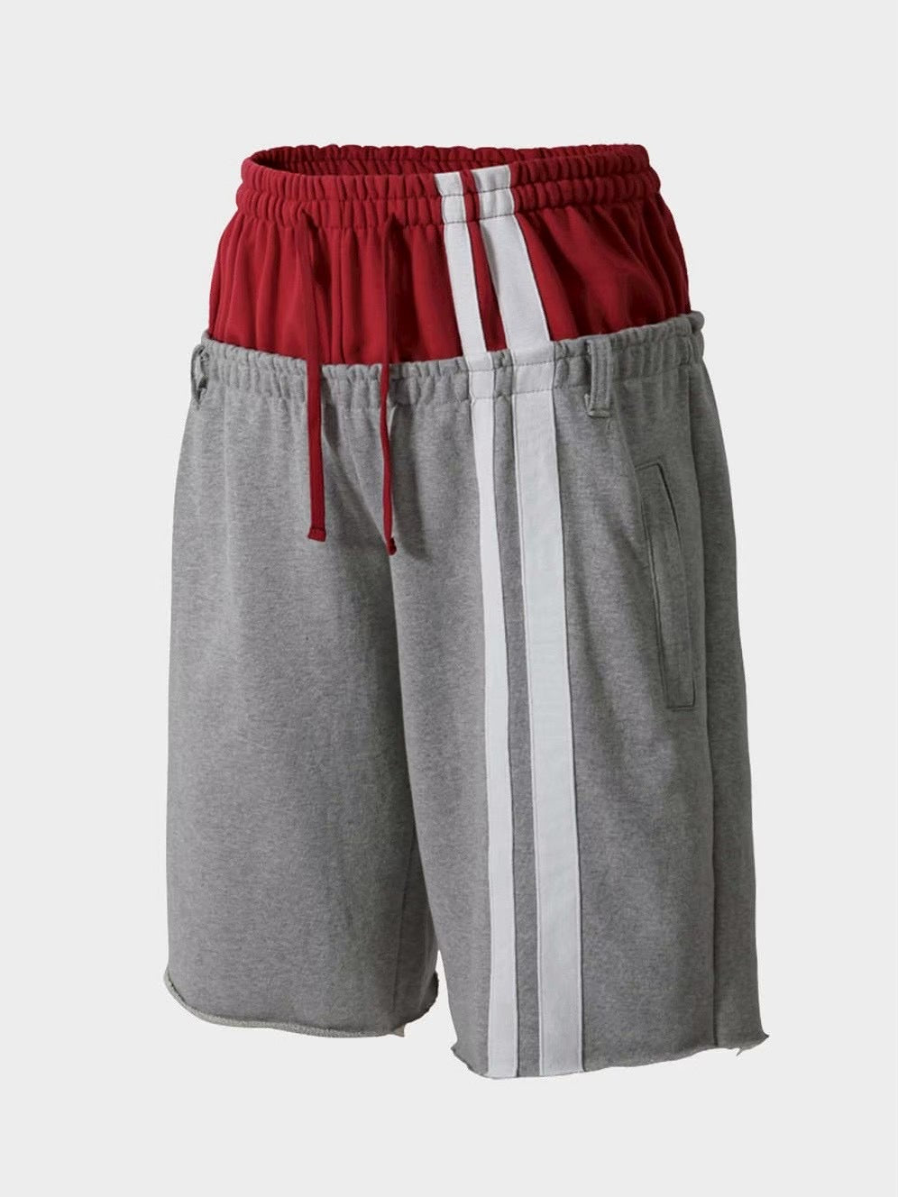 【roaringrad】Double Waist Bermuda Sweat Pants