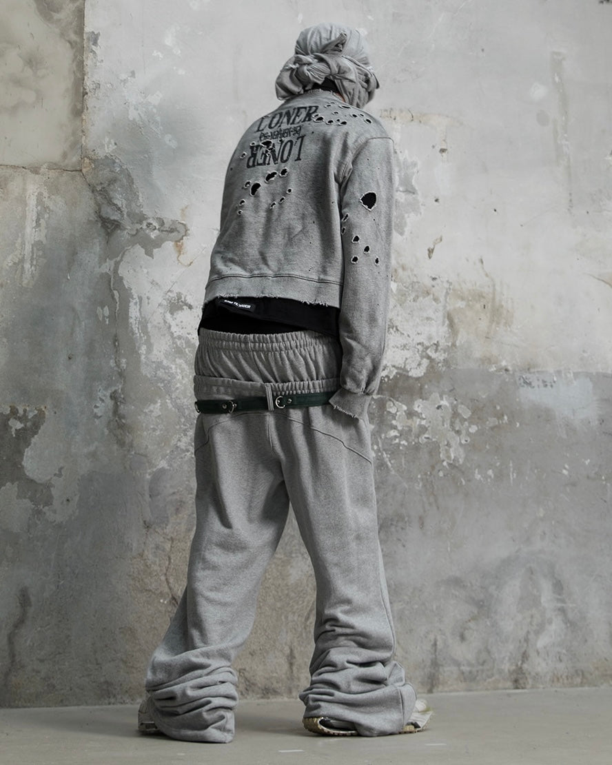 【roaringrad】Layered Waist Sweat Pants