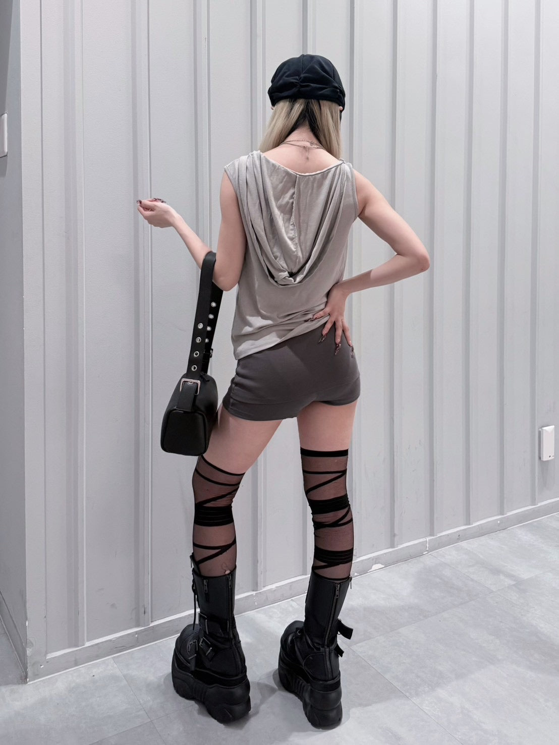 7/10 20:00発売 受注制【nmtc+】Button Shirring Skort (3color)