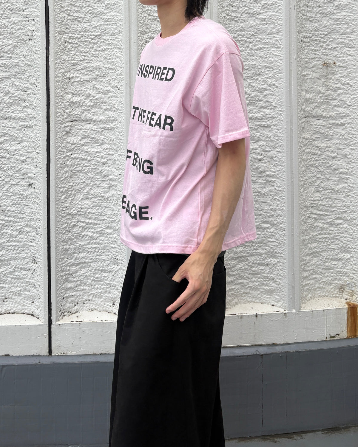 受注制【youll】message tee (3color)