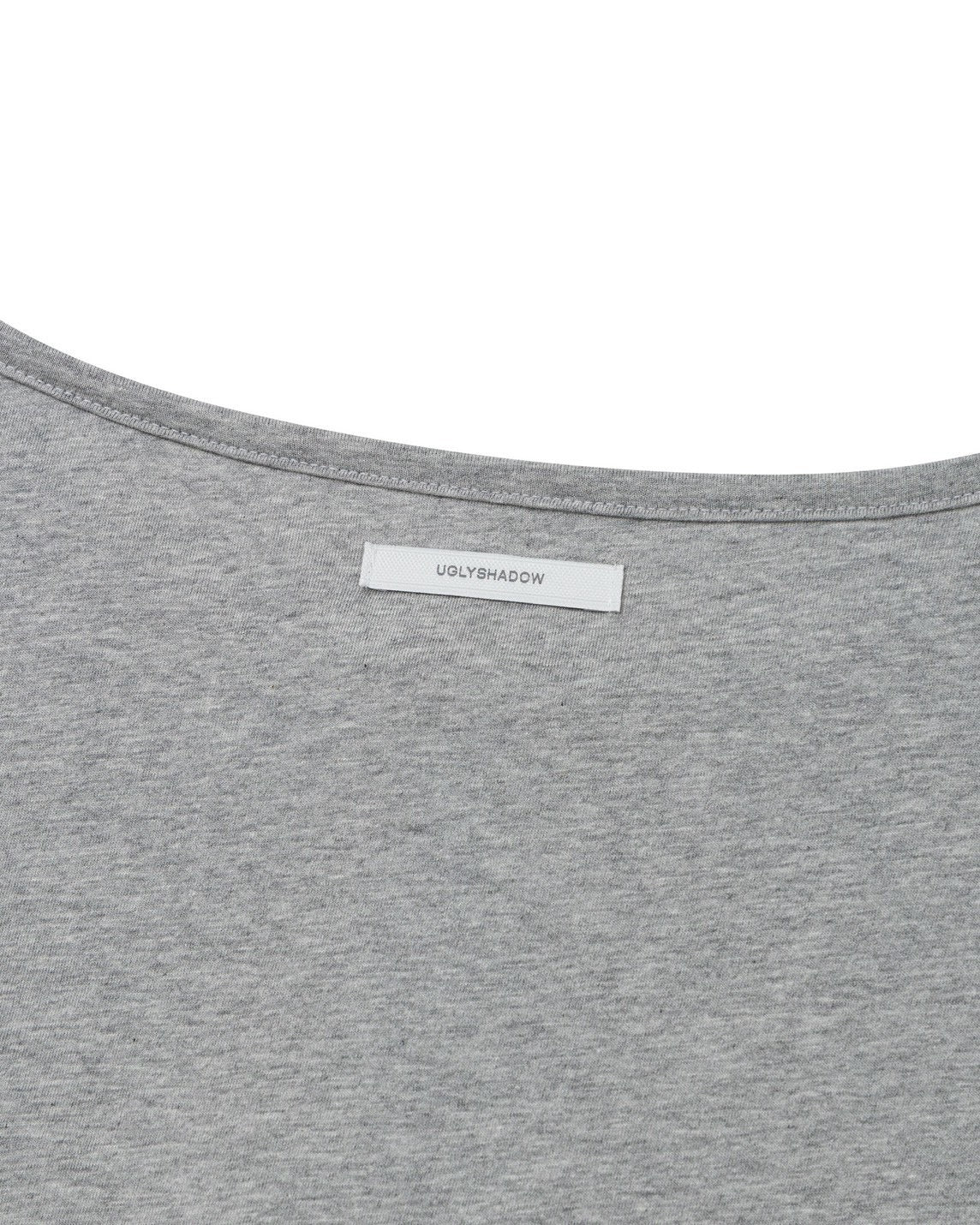 【Uglyshadow】PLACKET RIBBED T-SHIRT