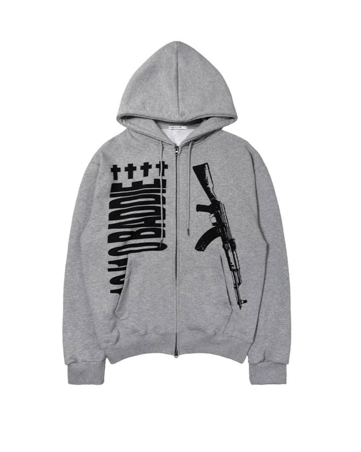 【FANCY CLUB】BADDIE HOODED ZIP-UP