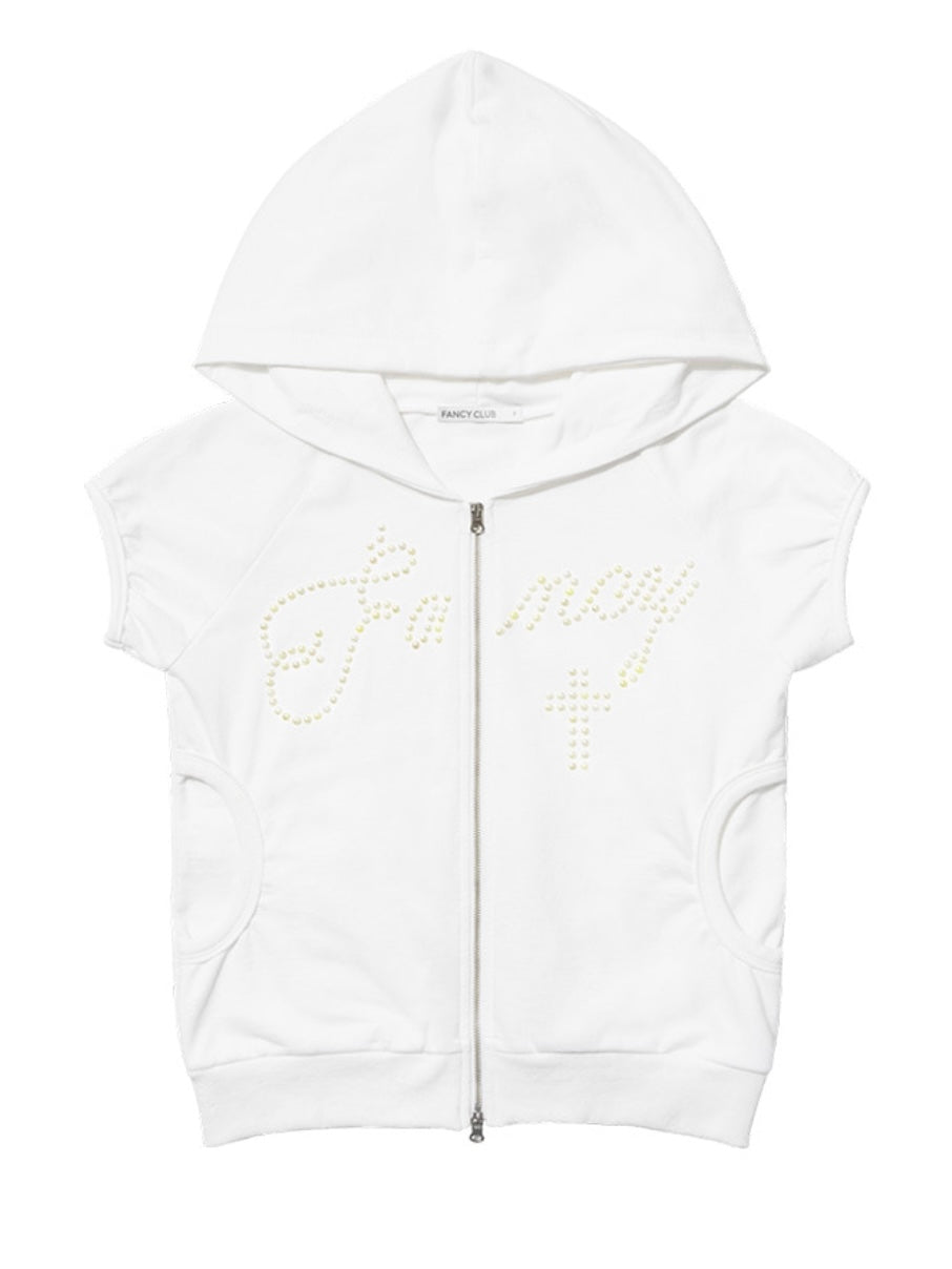 FANCY CLUB】HOTFIX PUFF SLEEVE HOOD ZIP-UP – PRESSING WEB SHOP