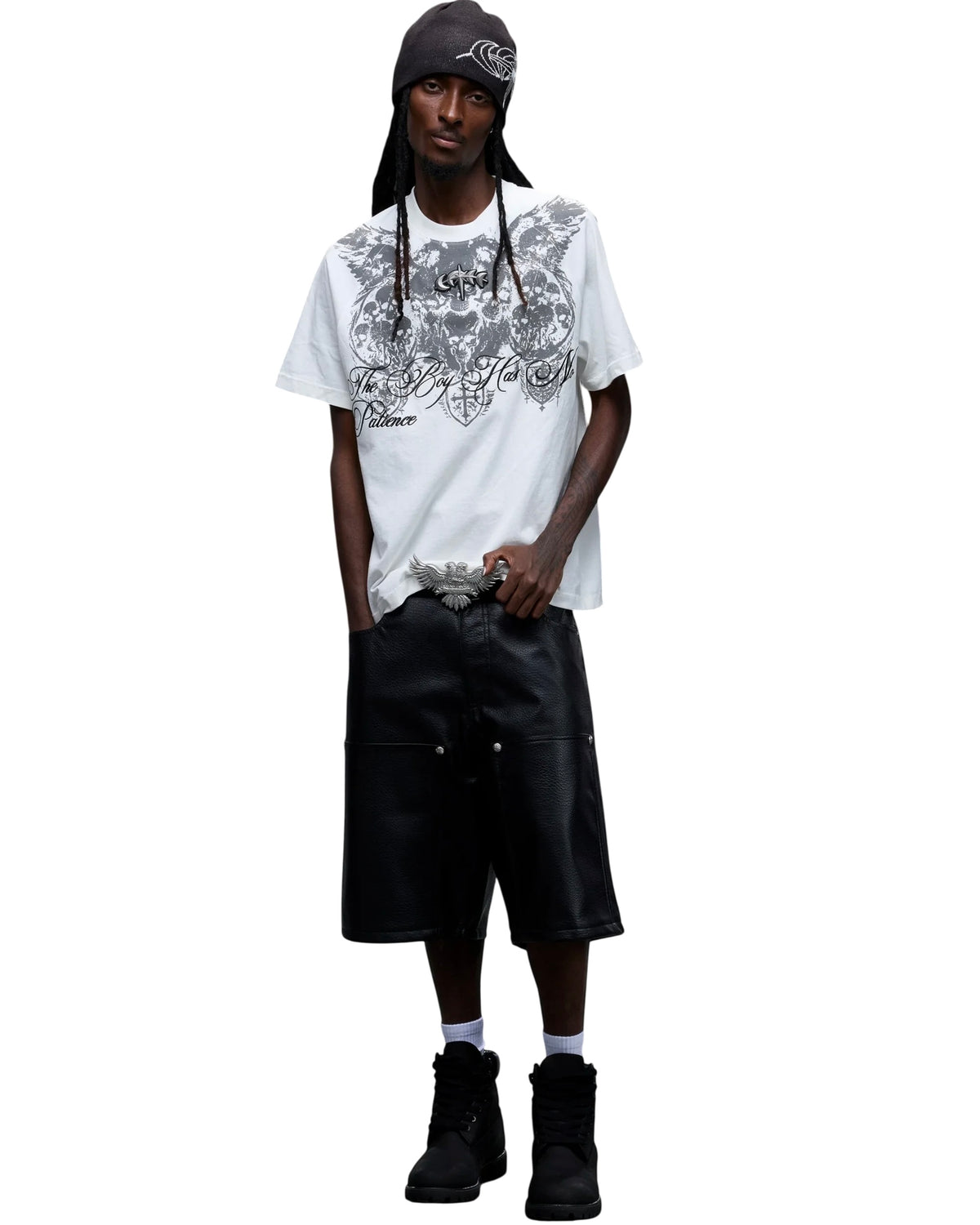 【THEBOYHASNOPATIENCE】LUMINOUS DAWN BAROQUE RAGLAN S/S TEE