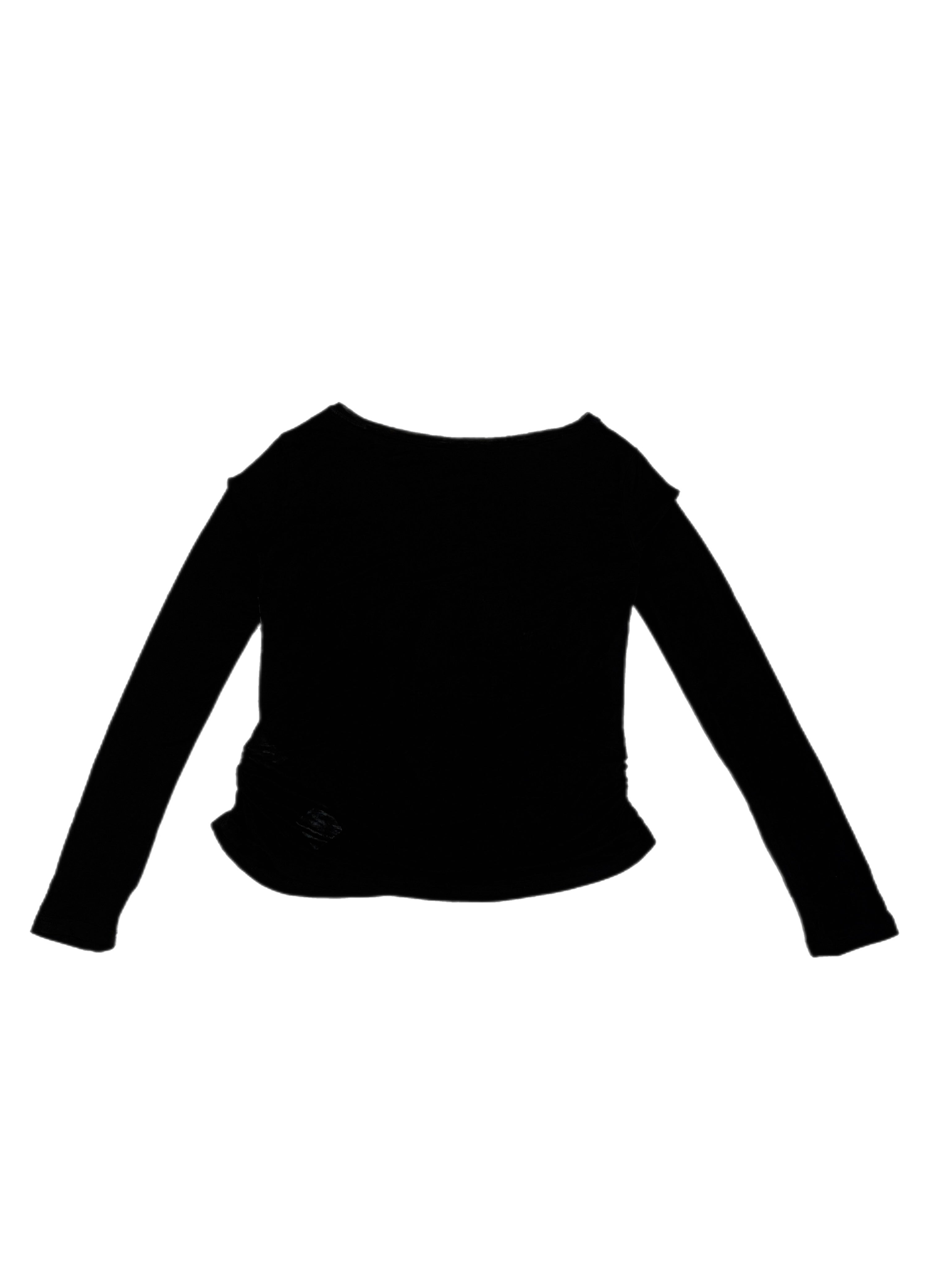 【BABY09】 Cross Print Off-Shoulder tops (2color)