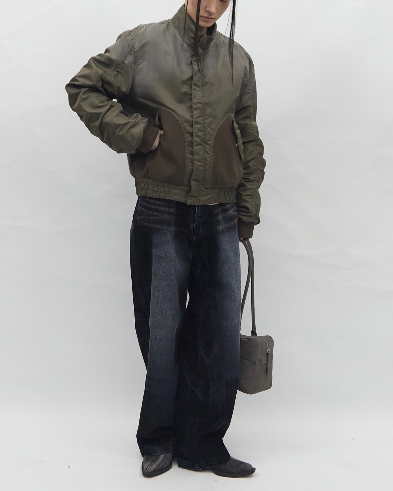 【BLR BLUER】Faded Gradient Bomber
