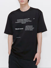 【Miseki seoul】Miseki typography short sleeves