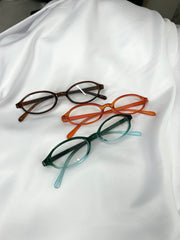 5/29 20:00発売 国際配送【Nerd out XU】color oval retro glasses (3color)