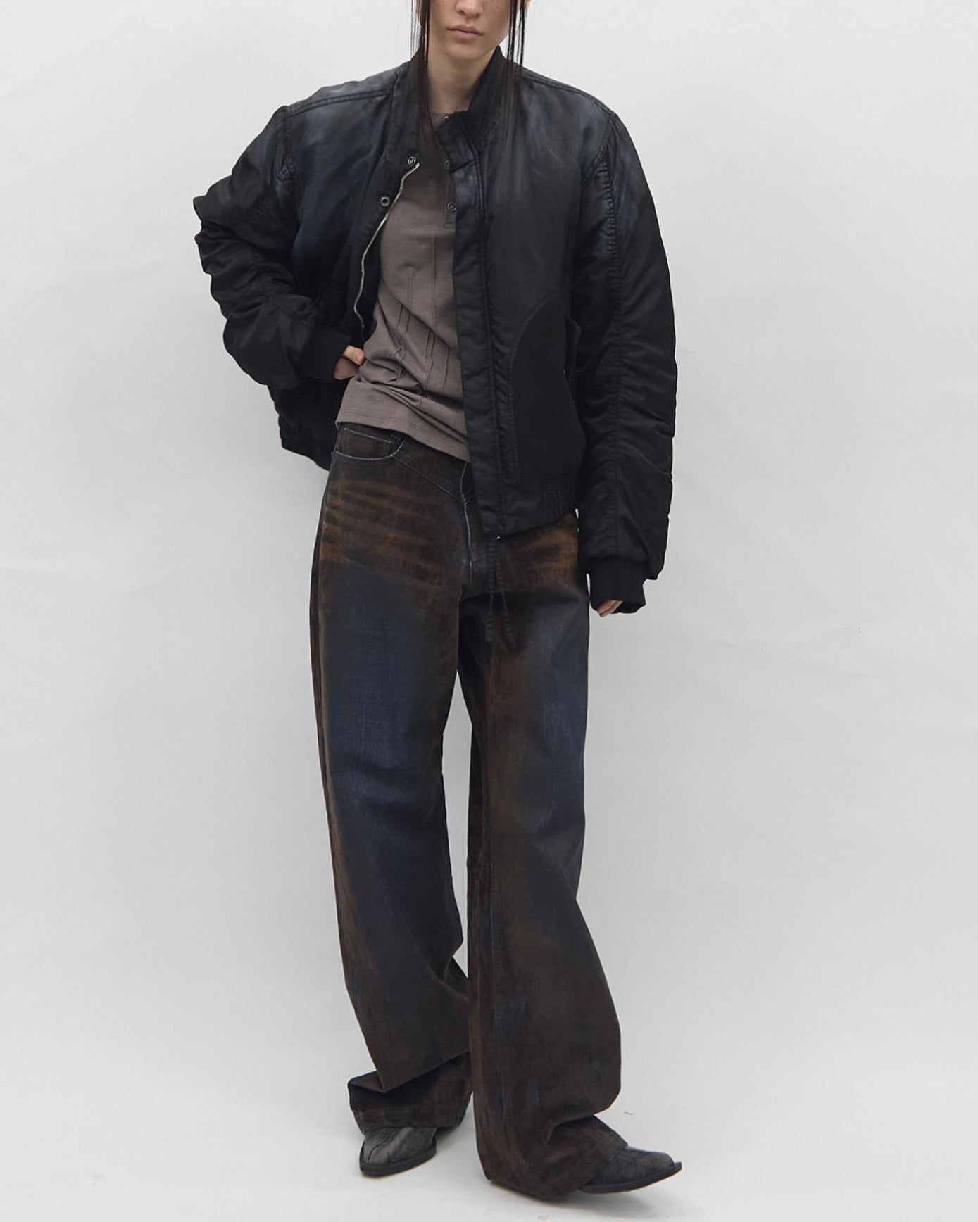 【BLR BLUER】Faded Gradient Bomber