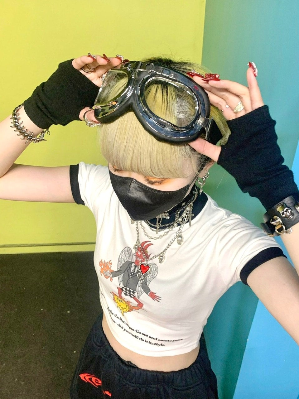 受注制【Never mind the XU】goggles glasses
