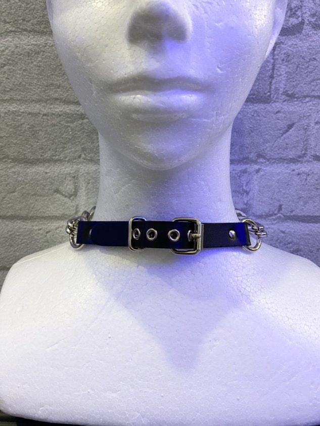 受注制【Never mind the XU】belt chain choker