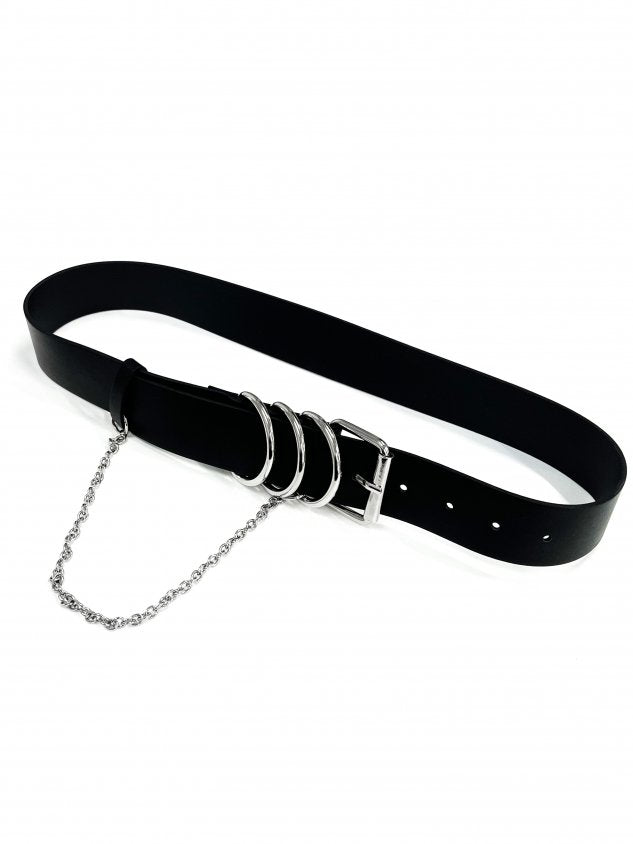 受注制【Never mind the XU】D ring chain belt (2color)