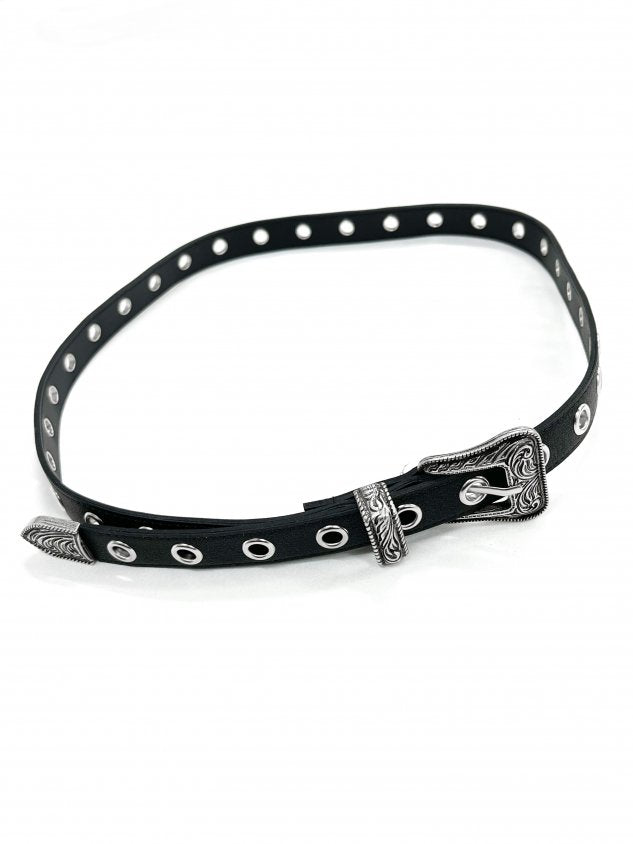 受注制【Never mind the XU】eyelet western belt
