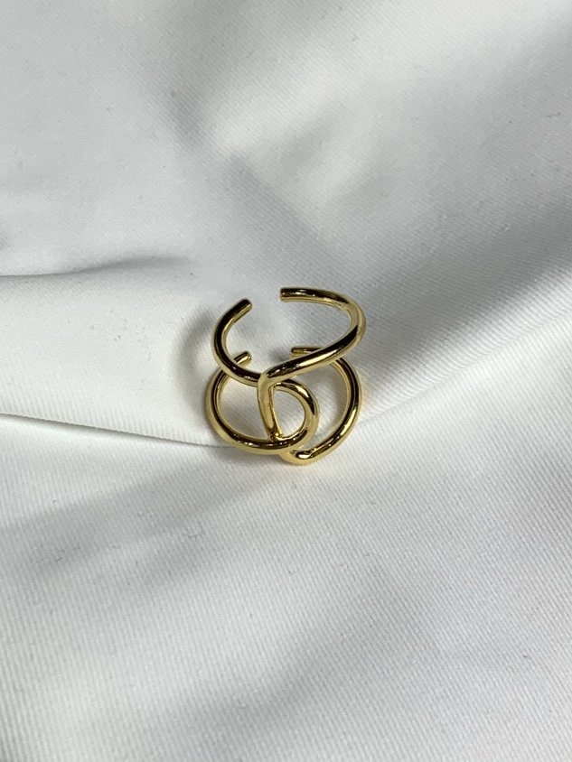 受注制【Chikashitsu +】nuance ring (2color)