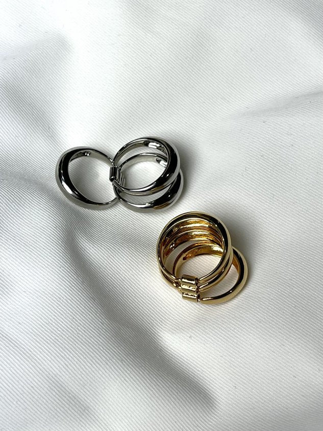 【Chikashitsu +】design ring 10 (2color)