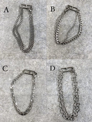 受注制【Chikashitsu +】layered silver bracelet