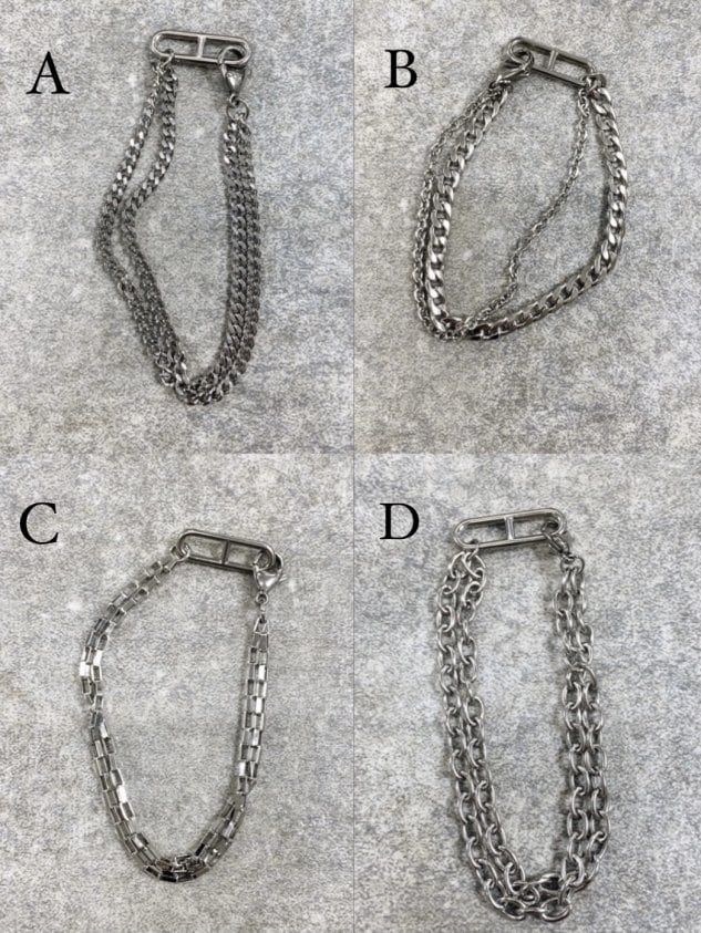 受注制【Chikashitsu +】layered silver bracelet