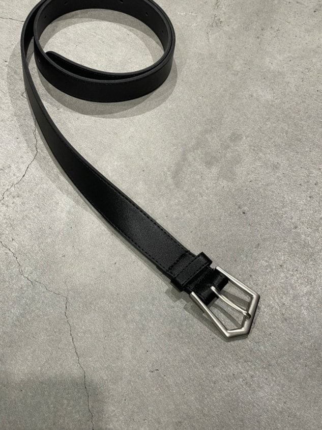 【Chikashitsu +】design buckle belt (2color)
