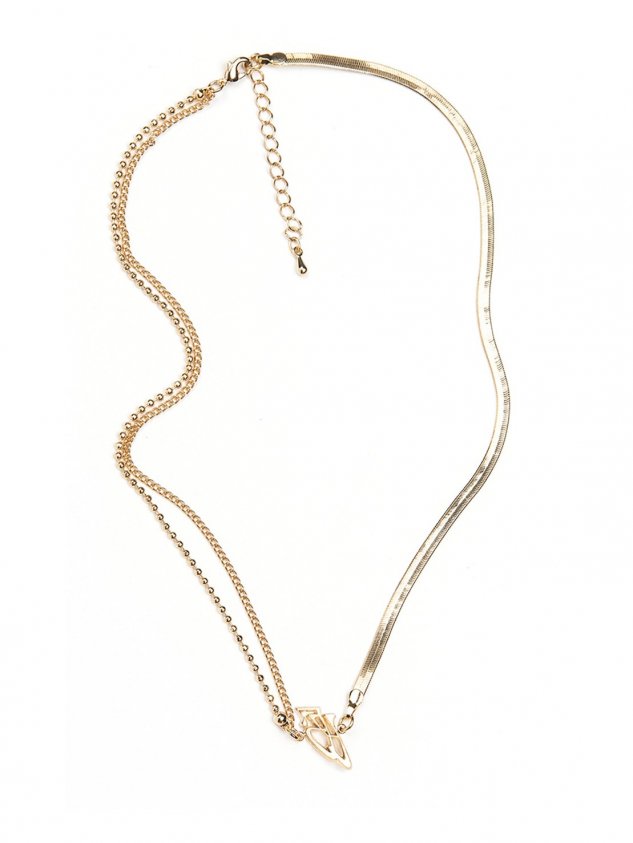 【ANOTHERYOUTH】mix chain necklace