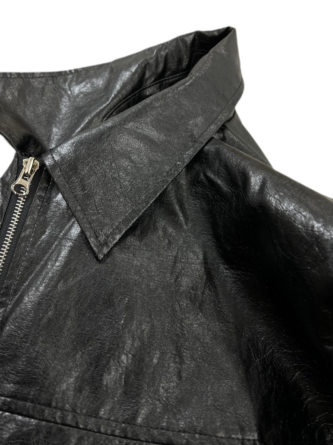 受注制【Chikashitsu +】leather short blouson