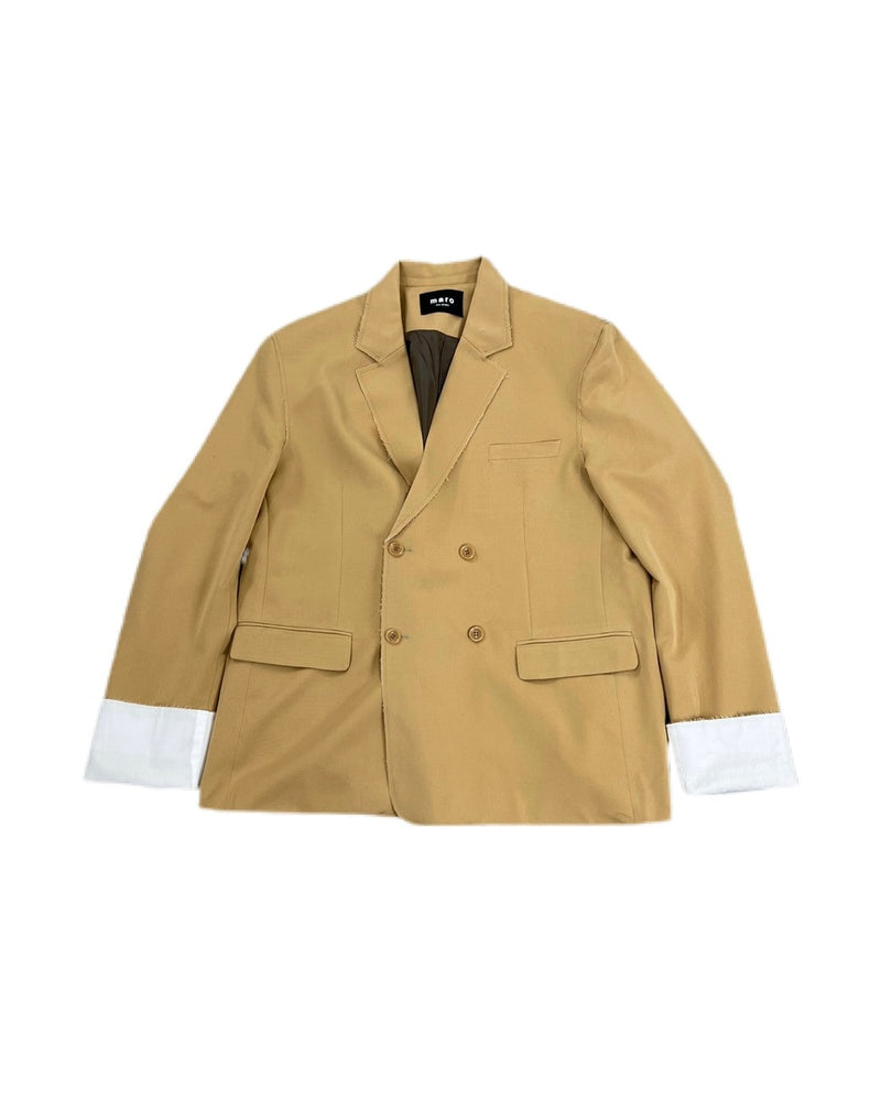 受注制【Chikashitsu +】bi-color double jacket (2color)
