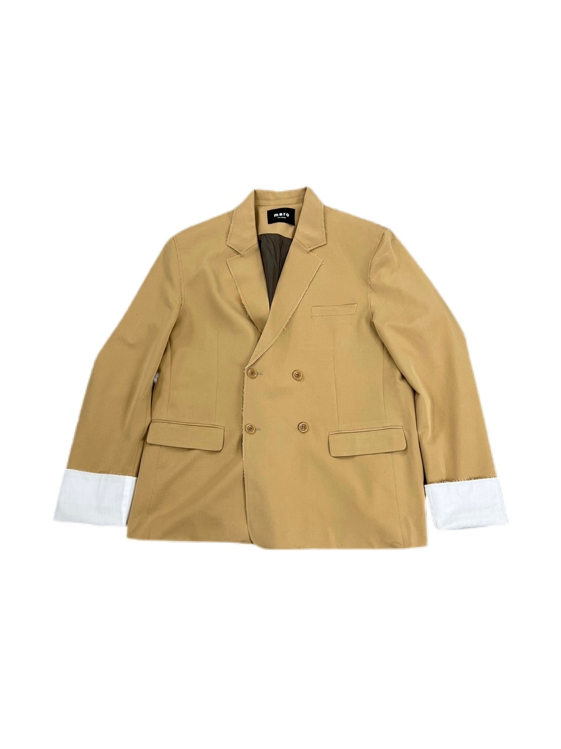 受注制【Chikashitsu +】bi-color double jacket (2color)