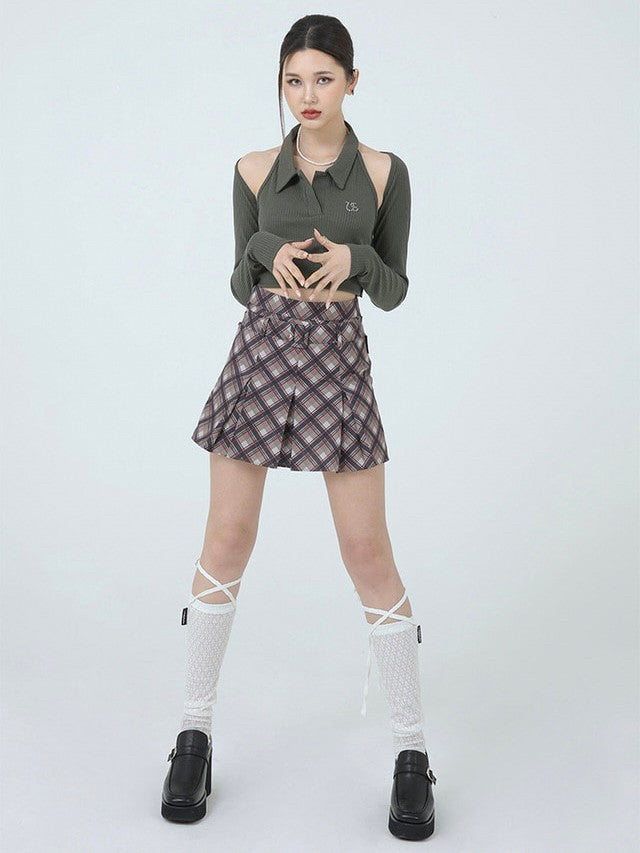 【ugly shadow】BELT PANTS SKIRT