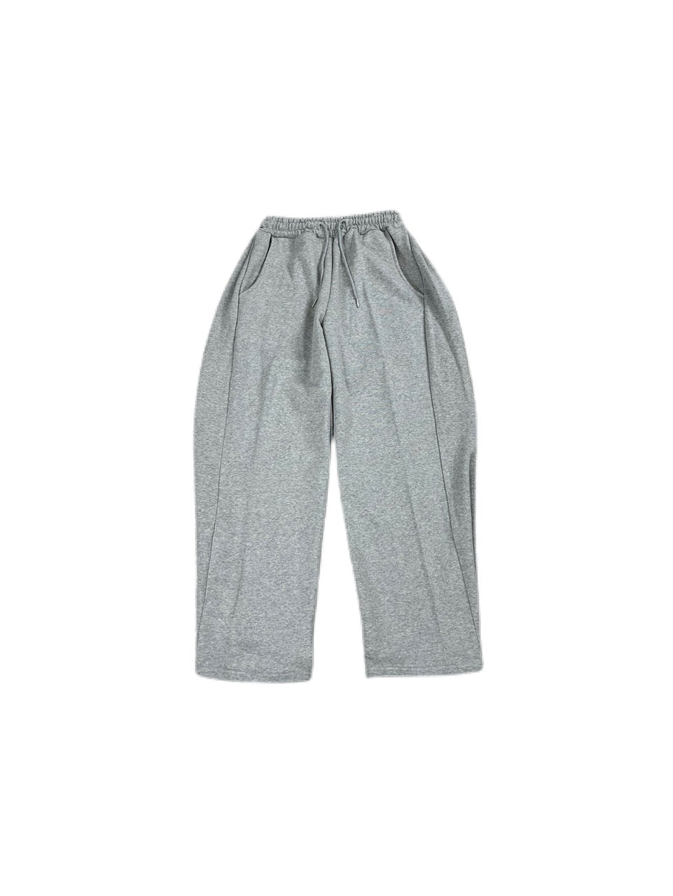 受注制【Chikashitsu +】snap button sweat pants (2color)