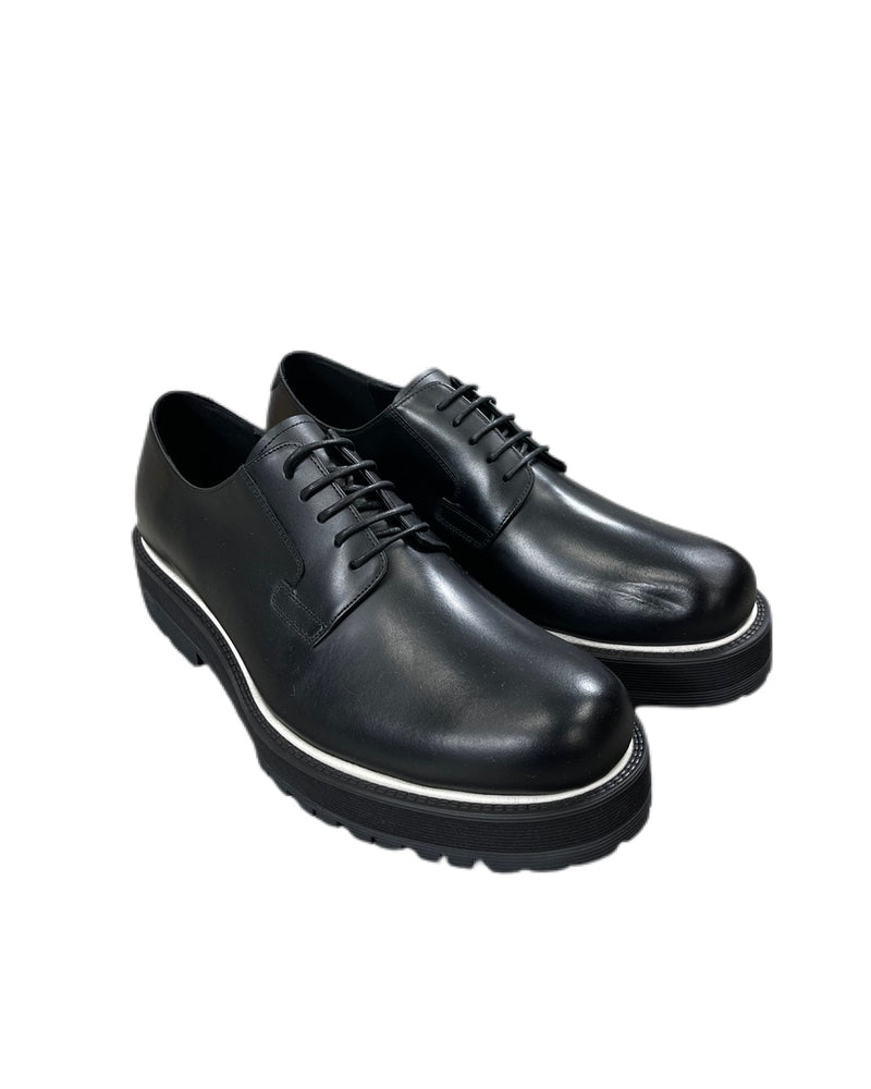 受注制【Chikashitsu +】sole line design leather shoes