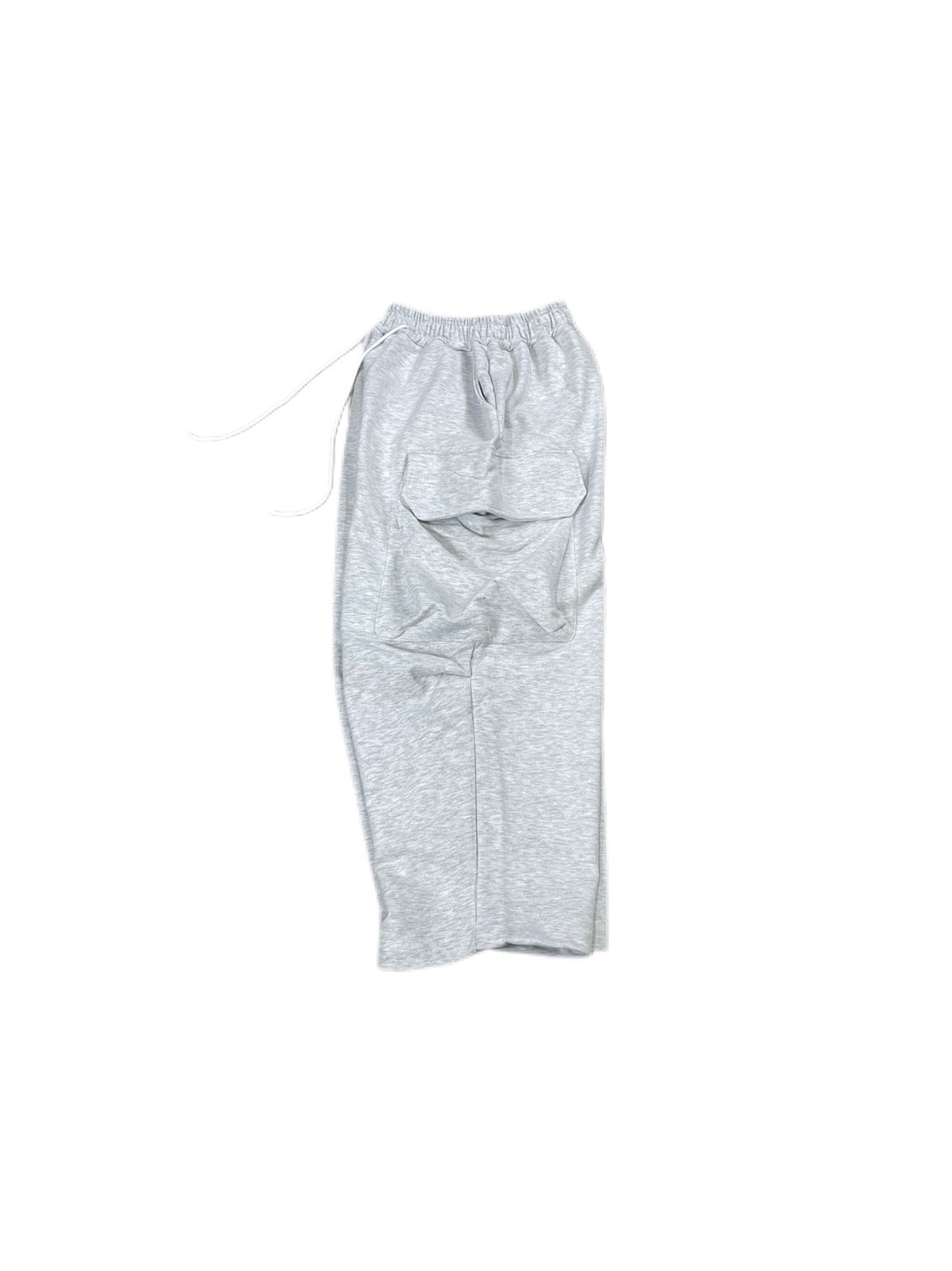【Chikashitsu +】oversized sweat cargo pants (2color)