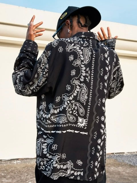 【MR. ENJOY DA MONEY】Paisley Shirt