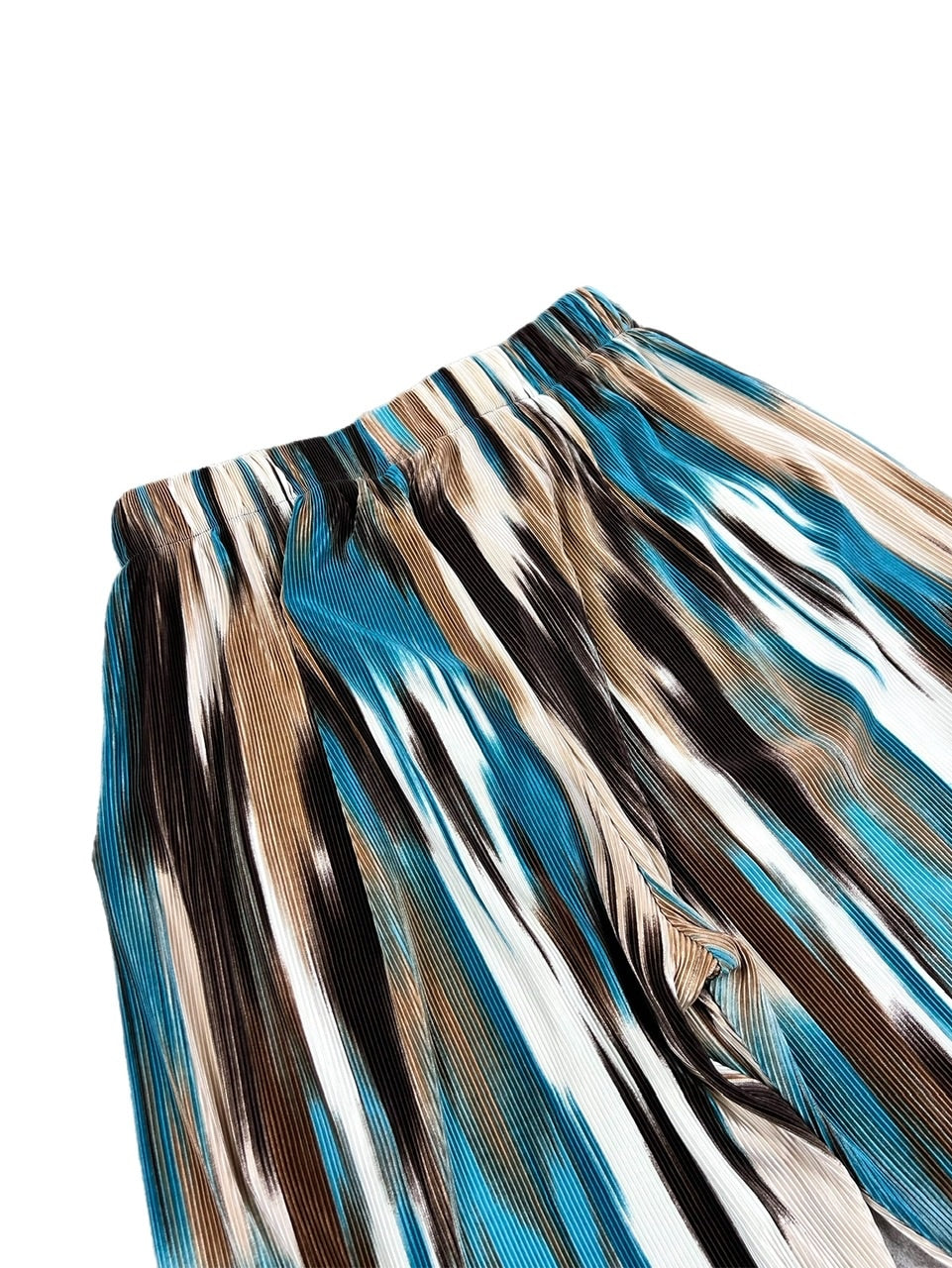 受注制【Chikashitsu +】mixed summer pleats pants (2color)