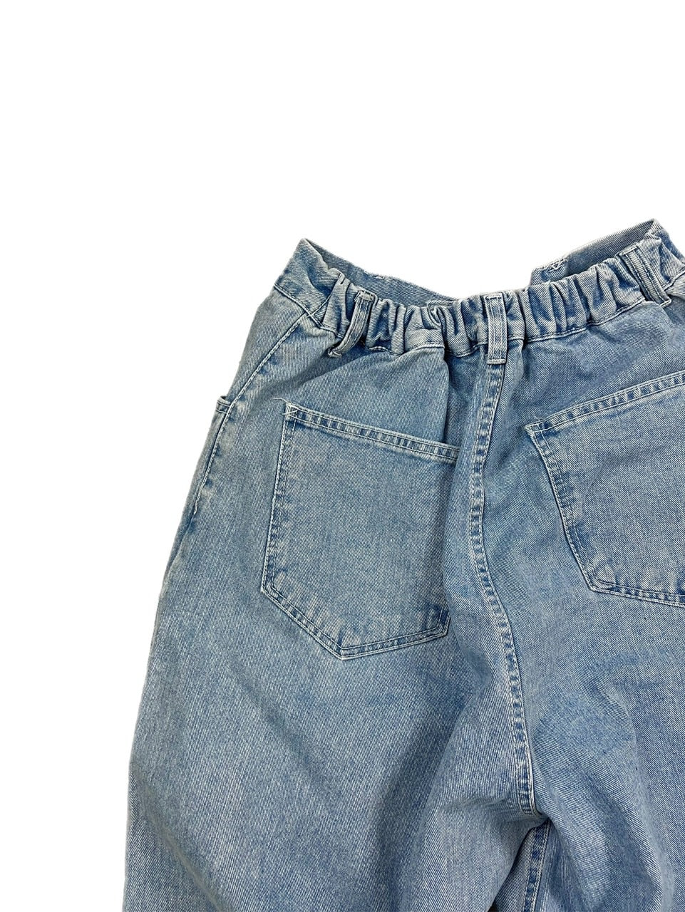 受注制【Chikashitsu +】super wide denim pants (4color)