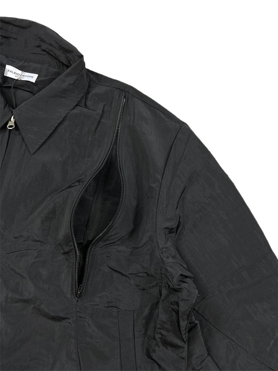 受注制【Chikashitsu +】shoulder slit design blouson (3color)