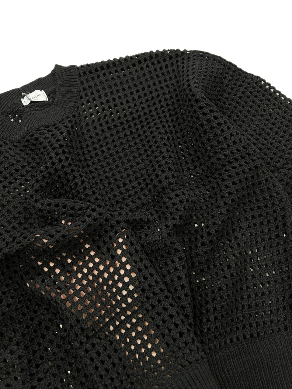 受注制【Chikashitsu +】lib mesh knit (3color) / 【チカシツプラス】リブメッシュ長袖ニット