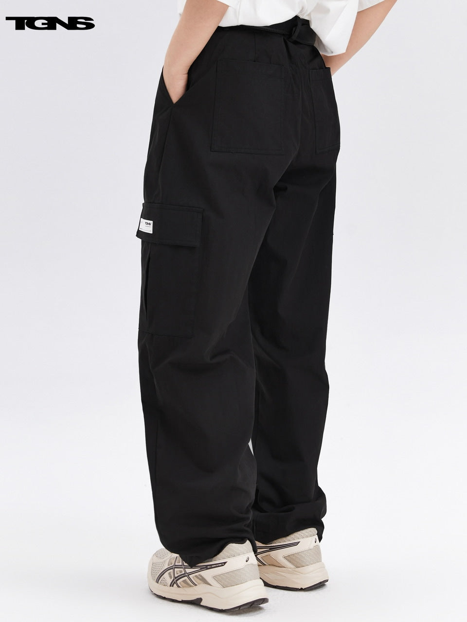 【TGNS】HOT LABEL WORK PANTS