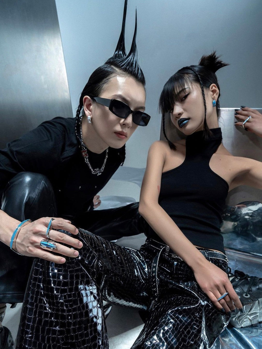 【LURS】LURS Drip glue two-finger ring tiger