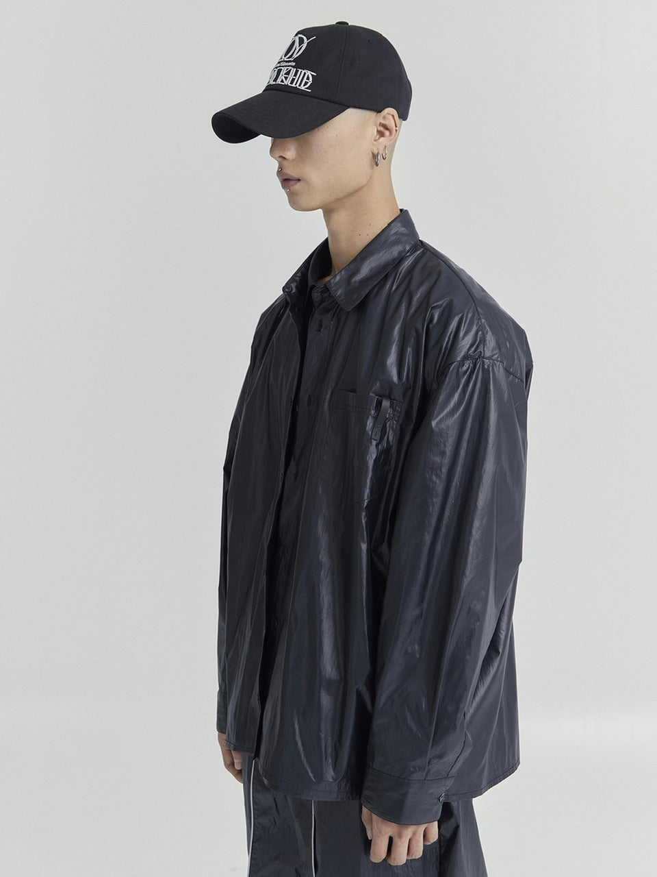 【OY】LAYERED PANEL LOGO SHIRTS