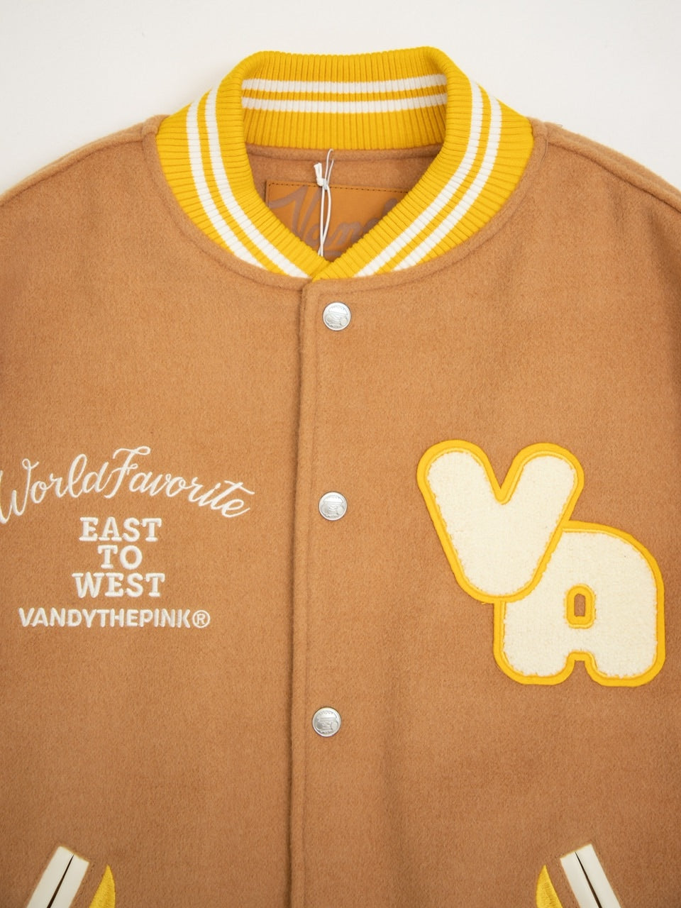 VANDY THE PINK】CHARR BURGER VARSITY JACKET – PRESSING WEB SHOP