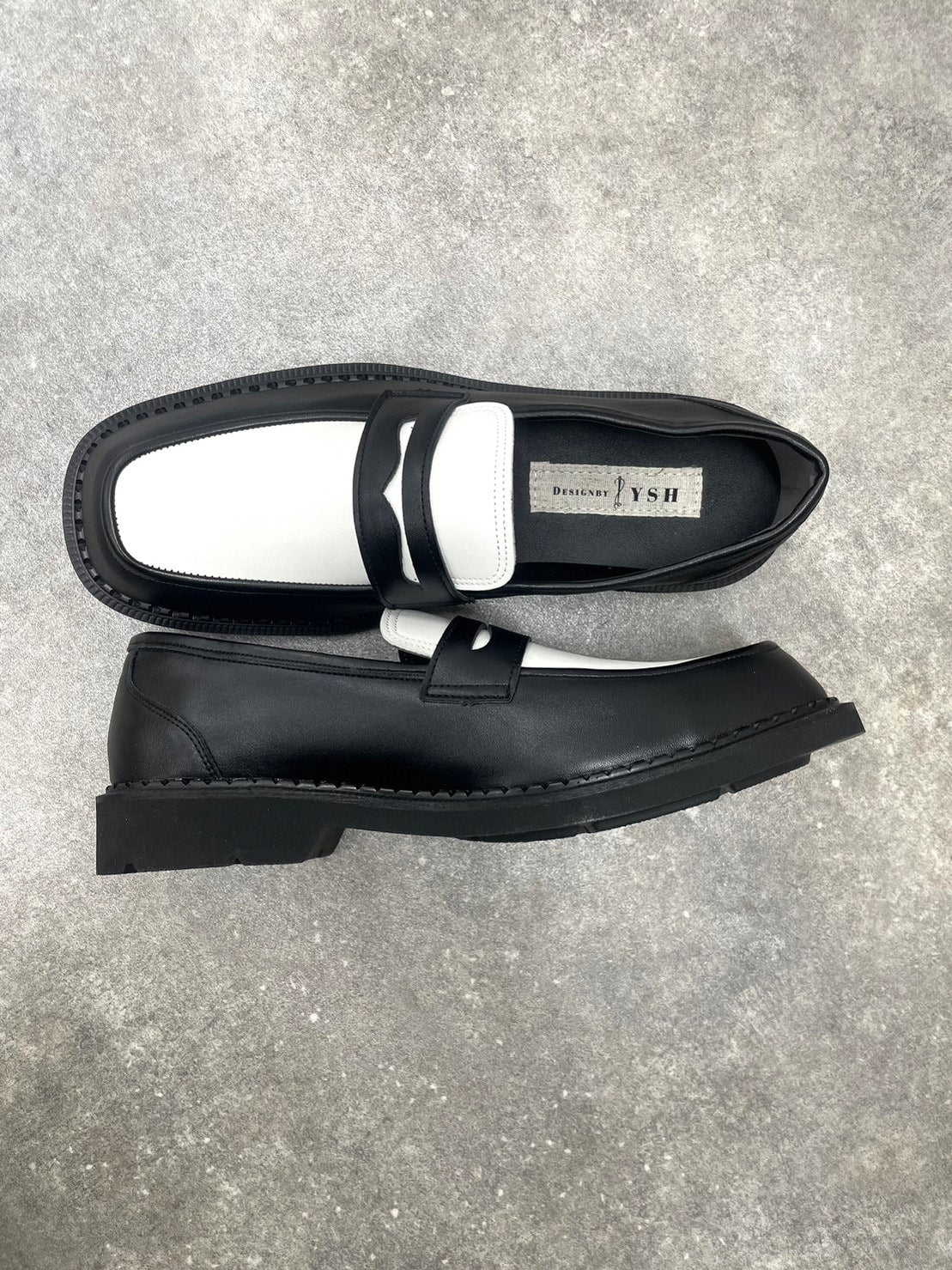 受注制【RENOL】bi-color loafer