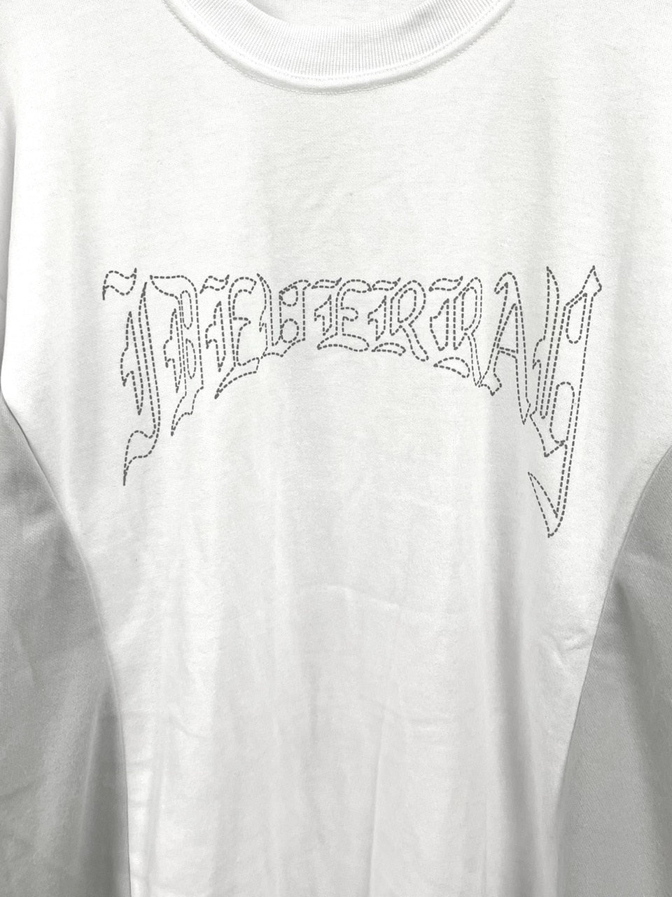 受注制【Never mind the XU】bi-color long sleeve tee (2color)