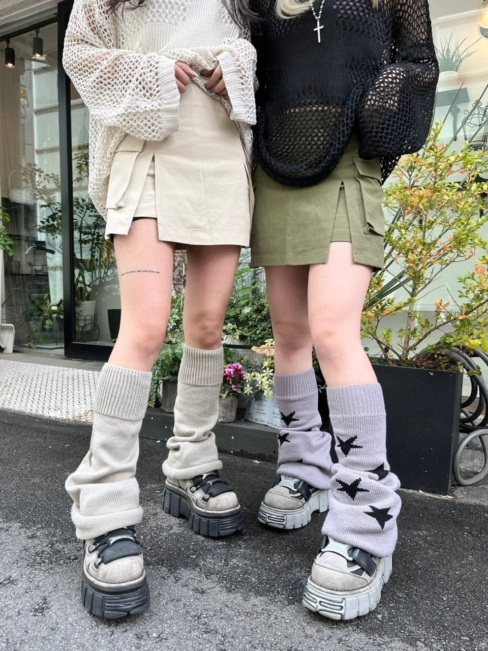 受注制【Never mind the XU】pocket cargo skirt (3color)