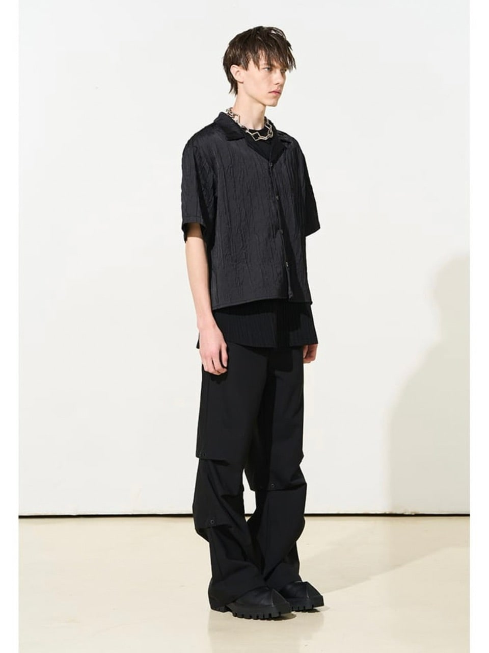 【MODITEC】M metal decorative micro trousers