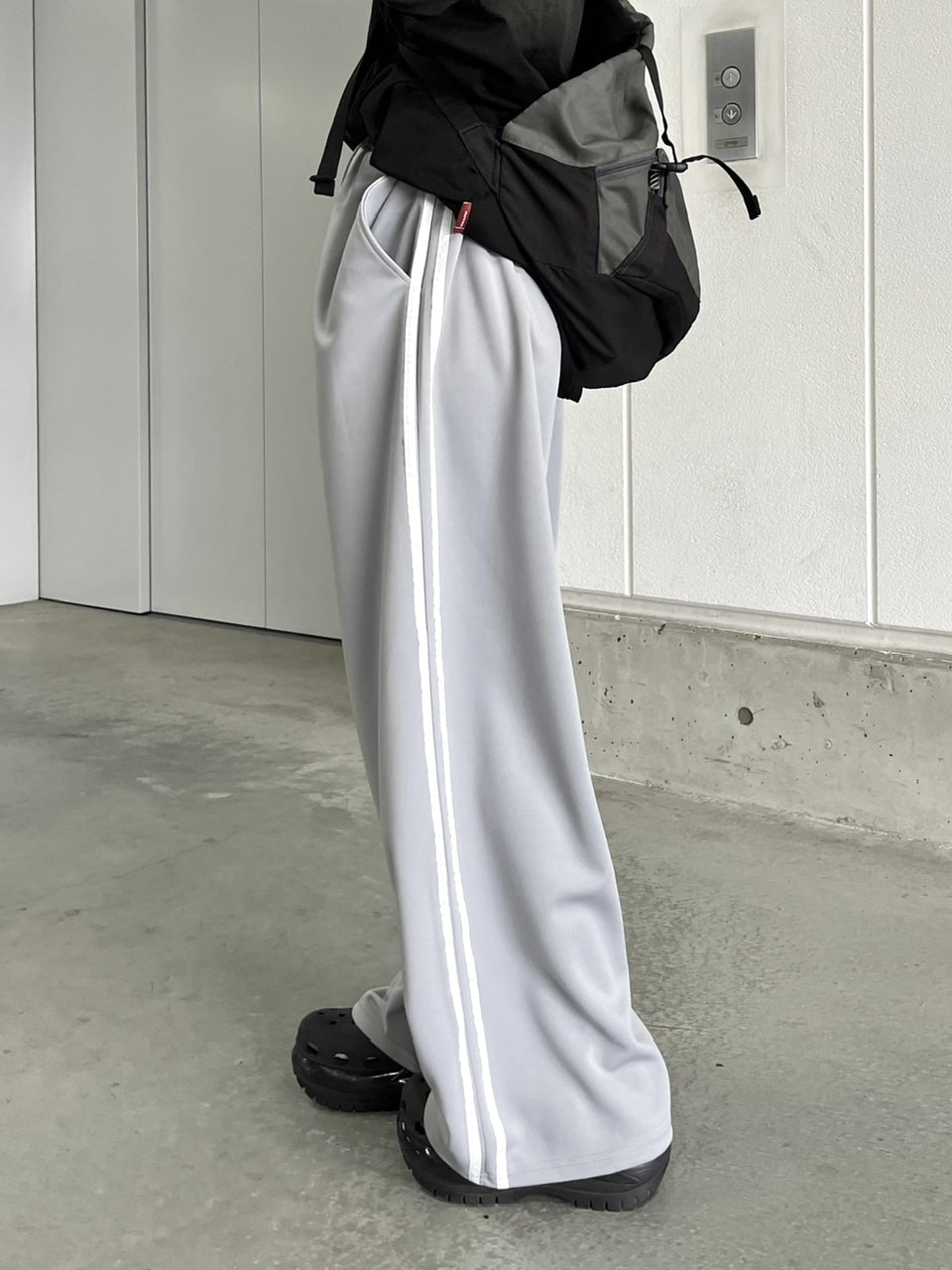 受注制【youll】track wide pants (2color)