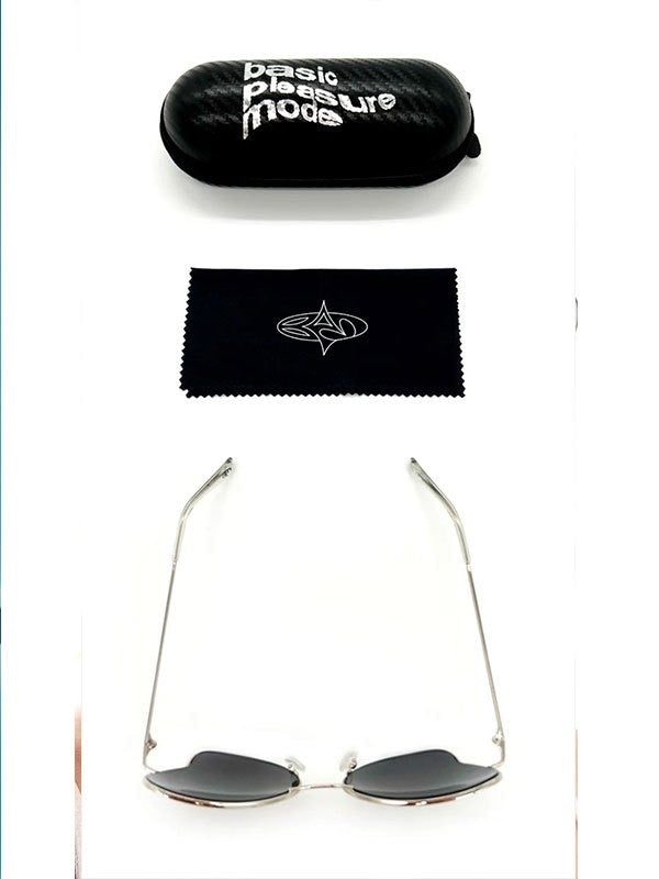 【Basic Pleasure Mode】SILVER METAL BUTTERFLY SUNGLASSES