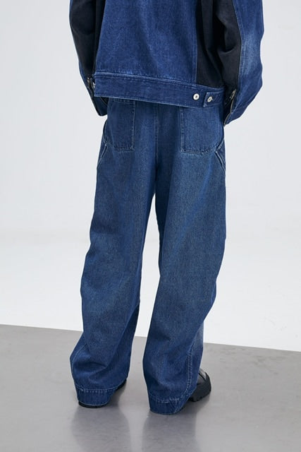 【ARCH by ROARINGWILD】Knee Pleat Jeans