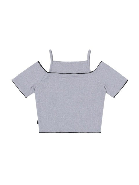 【FANCY CLUB】CUT-OUT OFF SHOURDER