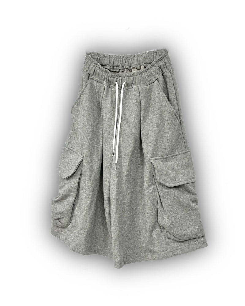 受注制【Never mind the XU】big pocket sweat shorts (4color)