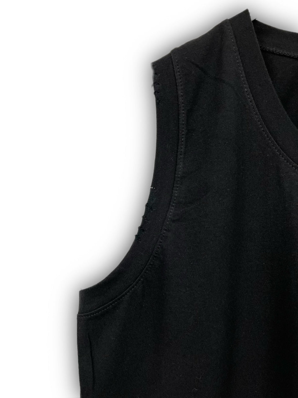 【Never mind the XU】damage sleeveless 2 (4color)