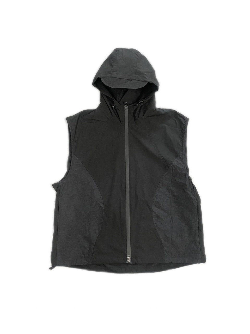 受注制【Never mind the XU】sleeveless zip up hoodie (3color)